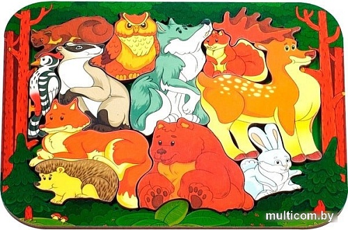 Мозаика/пазл Нескучные игры Лесные жители