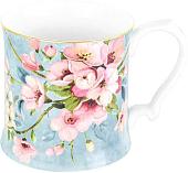 Кружка Elan Gallery Яблоневый цвет на голубом 420427