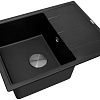 Кухонная мойка ZorG Rock 65 Premium black metallic