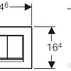 Geberit Sigma 30 115.883.KH.1 (хром глянцевый/матовый)