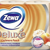 Туалетная бумага Zewa Deluxe Персик 3 слоя (8 рулонов)