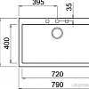 Кухонная мойка Elleci Quadra 130 Bianco G52