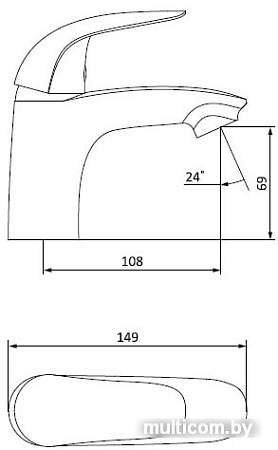 Смеситель RedBlu Palace Bit 310210000