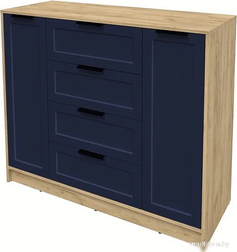 Тумба Интерлиния Концепт Тренд КТ-Т120 (дуб золотой/индиго)