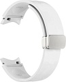 Ремешок Rumi Flex Buckle силиконовый для Samsung Galaxy Watch4/5/6 (20 мм, белый)