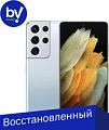 Смартфон Samsung Galaxy S21 Ultra 5G SM-G998B/DS 12GB/128GB Восстановленный by Breezy, грейд B (серебряный фантом)