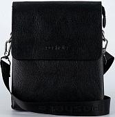 Мужская сумка Poshete 250-1346-2-BLK (черный)