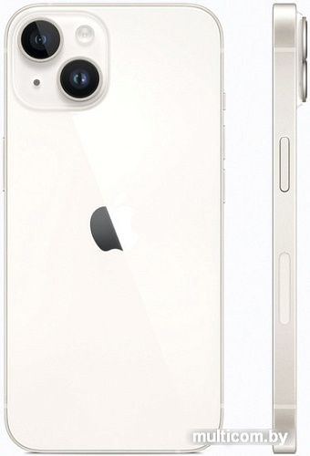 Смартфон Apple iPhone 14 Dual SIM 256GB (звездный)
