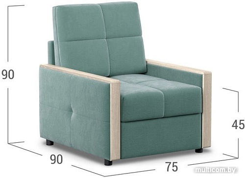 Интерьерное кресло Moon Trade Мадрид 125 002498 (зеленый)