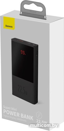Портативное зарядное устройство Baseus Super Mini Digital Display PPMN-A01 10000mAh (черный)