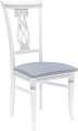 Стул Leset Юта (белый 9003/патина серебро/патина серебро)