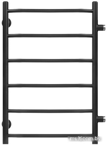 Полотенцесушитель Granula Трапеция 50х60 6 перекладин (боковое подключение, черный матовый)