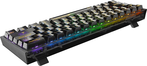 Клавиатура Redragon Fizz (прозрачный/черный)