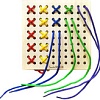 Развивающая игрушка Smile Decor Шнуровка. Монтессори Квадрат П613
