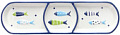 Менажница Tognana Relief Aquatic RE1PI016030