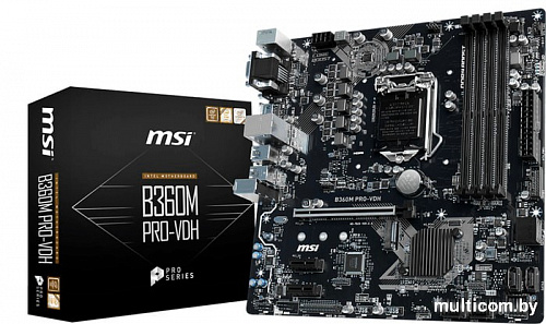 Материнская плата MSI B360M PRO-VDH