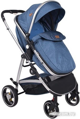 Универсальная коляска Lorelli Sola (2 в 1, синий)