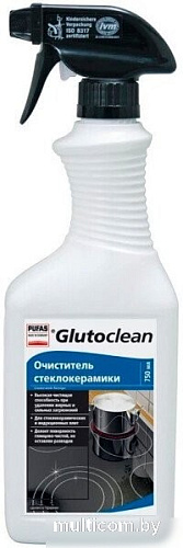 Средство для стеклокерамики Pufas Glutoclean очиститель стеклокерамики (750 мл)