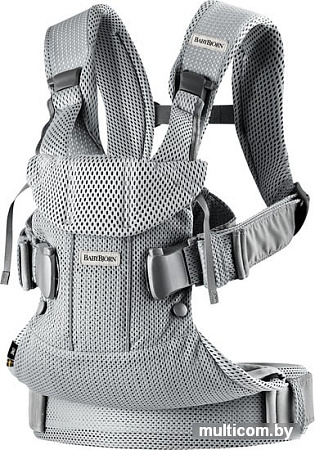 Рюкзак-переноска BabyBjorn One Air Mesh (серебристый)