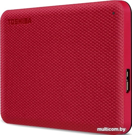 Внешний накопитель Toshiba Canvio Advance 1TB HDTCA10ER3AA (красный)