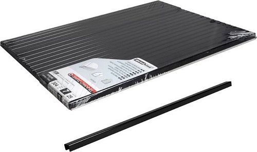 Металлический канал для переплета OPUS O.Simple Channel 304x7 мм OSC07CZA30425 (25 шт, черный)