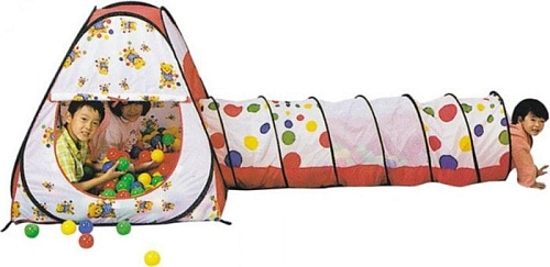 Игровая палатка Calida Конус + тоннель + 100 шаров