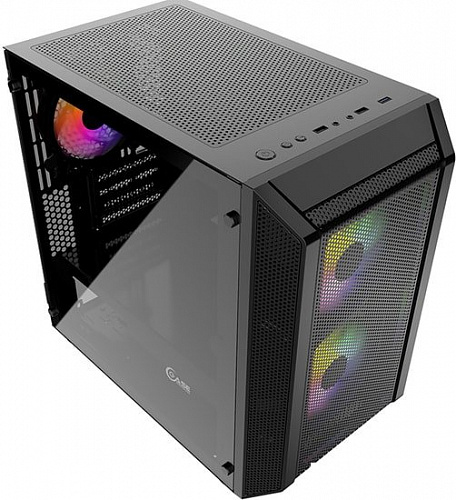 Корпус Powercase Mistral Micro H3B Mesh LED
