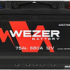 Автомобильный аккумулятор Wezer WEZ75680R (75 А·ч)