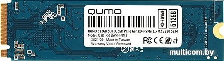 SSD QUMO Novation 3D TLC 512GB Q3DT-512GPPH-NM2