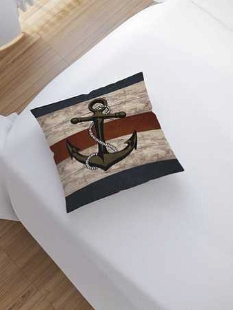 Чехол на подушку JoyArty Наклоненный якорь sl_5329