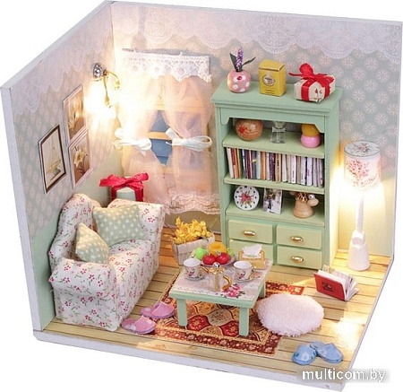 Румбокс Hobby Day DIY Mini House Чай вдвоём с фигурками (M012)
