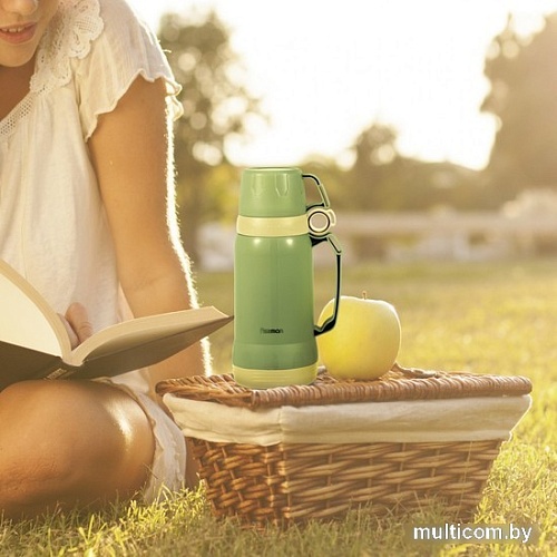 Термос Fissman 19840 1л (зеленый)