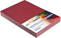 Картонная обложка для переплета Starbind A4 230 г/кв.м. 100 шт (кожа, красный)