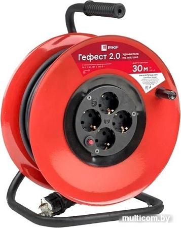Удлинитель EKF PROxima Гефест 2.0 UKG02-16-R315-4-30 (30 м)