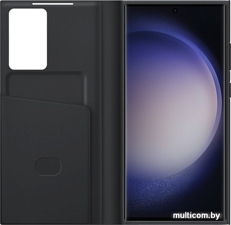 Чехол для телефона Samsung Smart View Wallet Case S23 Ultra (черный)