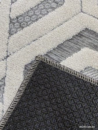 Ковер для жилой комнаты Linea Hali Banco P1341-GREY (1.2x1.7)