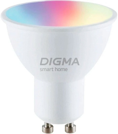 Светодиодная лампочка Digma DiLight L1 GU10 5Вт 2700-6500 К