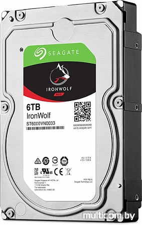 Жесткий диск Seagate IronWolf 6TB ST6000VN0033