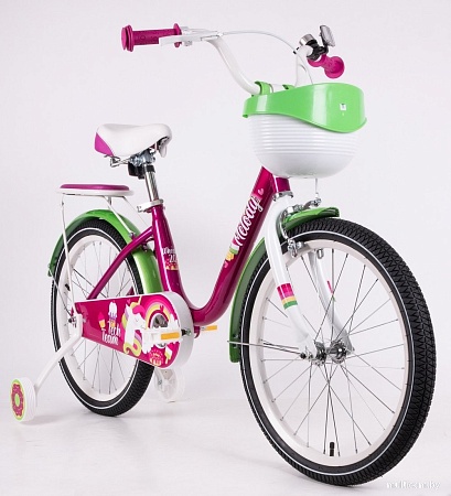 Детский велосипед Tech Team Melody 20 NN013868 (красный/зеленый, разобранный)