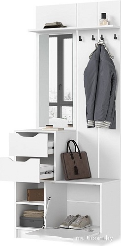 Тумба для обуви Стендмебель Руна ПР 01 (белый)