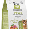Сухой корм для кошек Brit care Cat Indoor Stool Odour Reduction с индейкой 1.5 кг