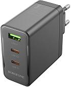 Сетевое зарядное Borofone BN12 (черный)