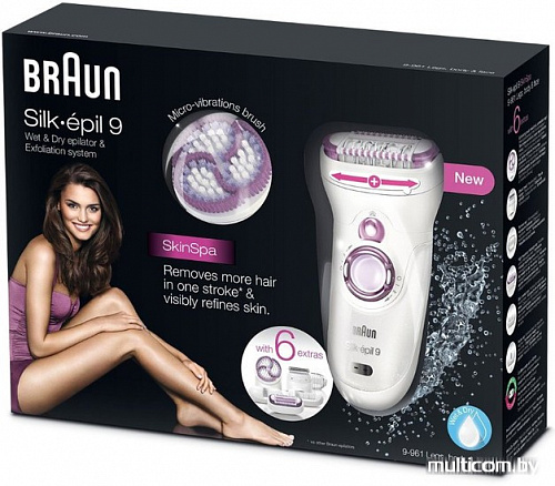 Эпилятор Braun Silk-epil 9 SkinSpa 9-961