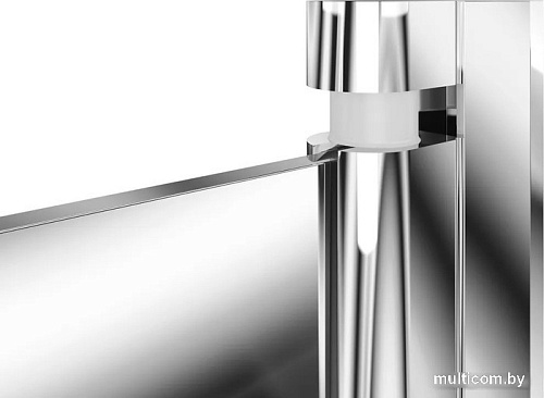 Стеклянная шторка для ванны Teymi Solli Mosaic 85x140 T00203 (прозрачное стекло/хром)