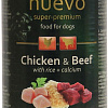 Корм для собак Nuevo Junior Chicken &amp; Beef with rice + calcium 0.4 кг