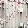 Фотообои Citydecor Цветочная абстракция 5 3D с защитным покрытием 400x254