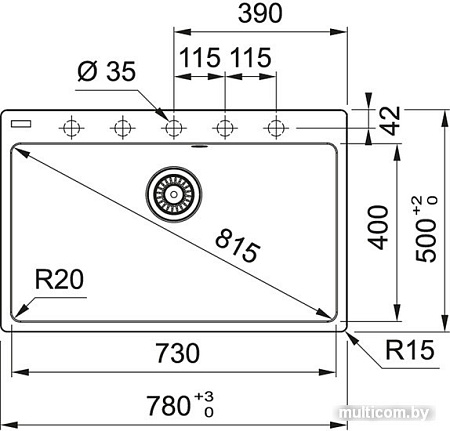 Кухонная мойка Franke Centro CNG 610-73 114.0628.436 (оникс)
