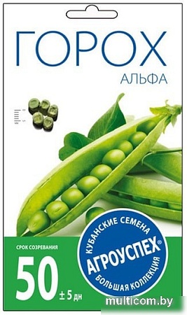 Семена Агроуспех Горох Альфа ранний 25903 15 г