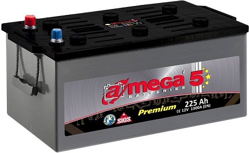 Автомобильный аккумулятор A-mega Premium 6СТ-225-А3 (225 А/ч)