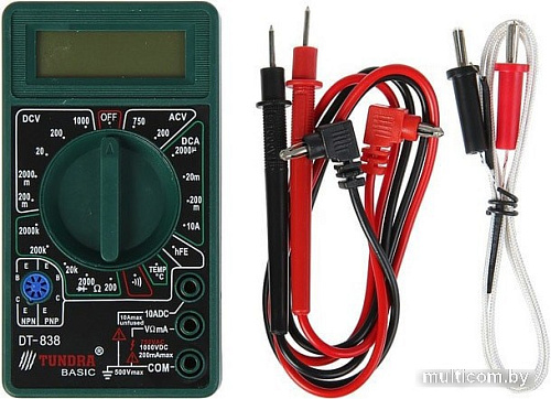 Мультиметр Tundra DT-838